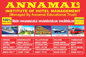Annamal Institute Of Hotel Management Vellore

