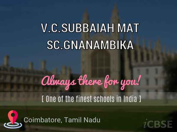 V.c.subbaiah Mat Sc.gnanambika